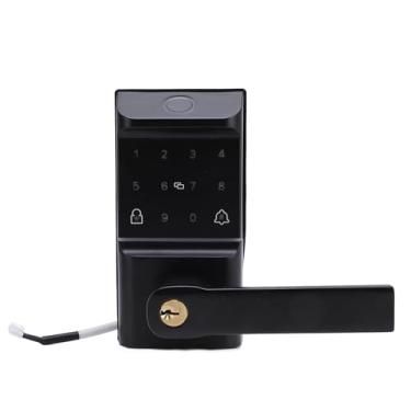 Imagem de Luqeeg Fechadura de Porta Inteligente com Impressão Digital, 5 Vias de Desbloqueio, Fechadura de Porta de Entrada Sem Chave, Reconhecimento de Semicondutor para Escritório