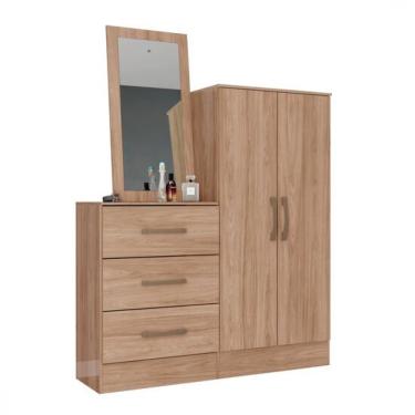 Imagem de Cômoda Henn 2 Portas 3 Gavetas B700 - Jequitiba