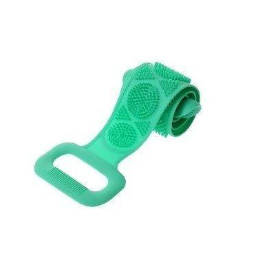 Imagem de Faixa Esfoliadora Esponja Silicone Massageadora Escova Banho Lava Corp