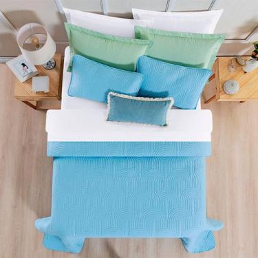 Imagem de Cobre-leito Casal Micropercal 200 Fios Ellos 2,40x2,20 Macio - Bella L