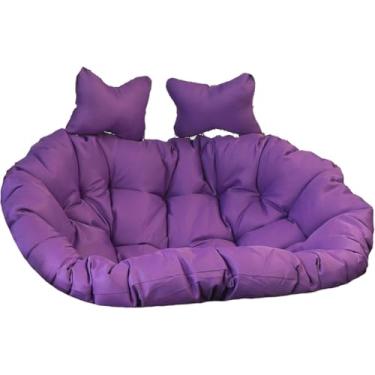 Imagem de Cadeira De Balanço De Rede, Cadeira De Ovo Dupla, Sofá De Pátio Externo De Luxo Pendurado Swing Egg Ch, E