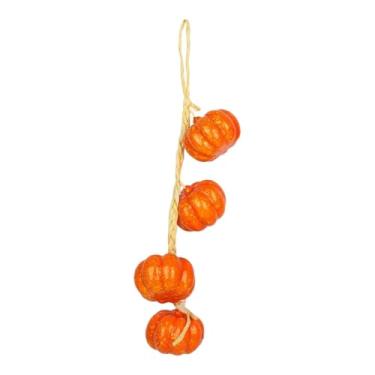 Imagem de predolo Corda de abóbora artificial, vegetal artificial, enfeite decorativo pendurado, abóbora falsa para sala de jantar, hotel, fazenda