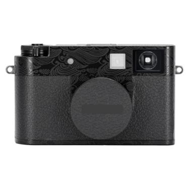 Imagem de Adesivo de corpo de câmera X-Half Kit de película protetora acessórios de pele decalques de vinil para FujiFilm X-Half XHalf (Wave Black+Leather Black)