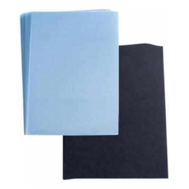 Imagem de KIT CAPAS 100 PARA ENCADERNAÇÃO TAMANHO A4 PRETA COURO PP COM 50 UNIDADES+50 UNIDADES TRANSPARENTE PP LINE