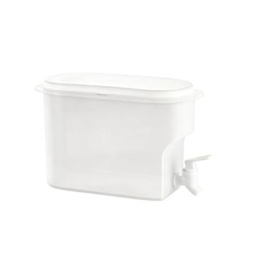 Imagem de Suqueira Plastica Com Tampa E Filtro Para Geladeira Com Torneira Capacidade 3,5L Para Agua Saborizada(Suqueira)