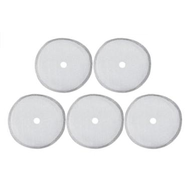 Imagem de 5 filtros de café reutilizáveis, tela de filtro de prensa francesa universal 3 em aço inoxidável 304, substituição de filtro de prensa francesa, filtros de café úteis e profissionais