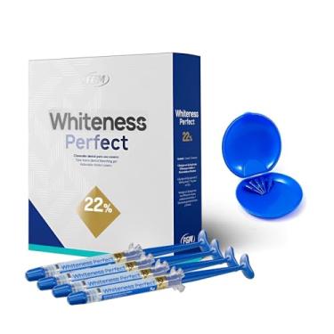 Imagem de Kit Clareador Dental Uso Caseiro Whiteness Perfect 22% Fgm