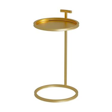 Imagem de URGDWEKJY Sofá, mesa de cabeceira interna, mesa de cabeceira simples, sala de estar, pequena, mesa lateral, sofá, canto, mesa de centro, cabeceira, pequena, redonda, prateleira de cabeceira, mesa