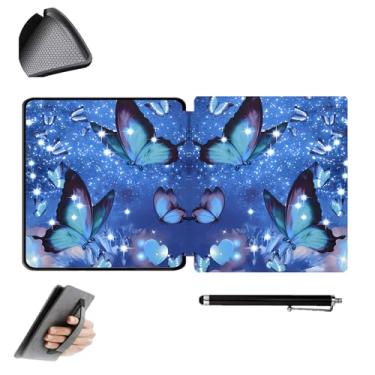 Imagem de GUKSRASO Capa para Kindle Oasis 10ª/9ª Geração 2019/2017 (Modelo: CW24WI/S8IN4O) - Adequado Apenas para 7 Polegadas, Capa Protetora Fina e leve de TPU com Alça de Mão e Caneta