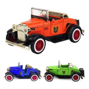 Imagem de Carrinho Miniatura Antigo Calhambeque Clássicos Abre Porta - Europio, 