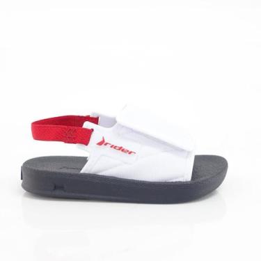 Imagem de Chinelo Slide Menino Rider 12414, Branco, 22
