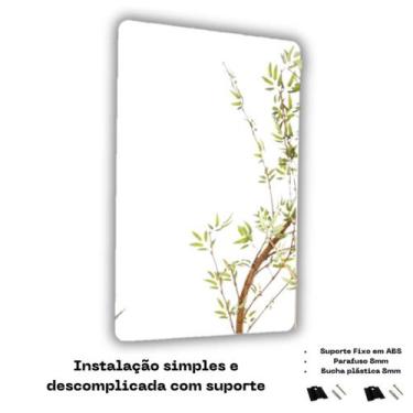 Imagem de ESPELHO CORPO INTEIRO RETANGULAR 70cmX50cm Decorativo Banheiro Quarto 