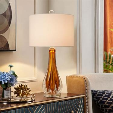 Imagem de OUFULA Luxo Americano Criativo Lâmpada de Mesa Para Sala de Estar Quarto Estudo Villa Hotel Cama Mesa Luz (Estilo 190B)