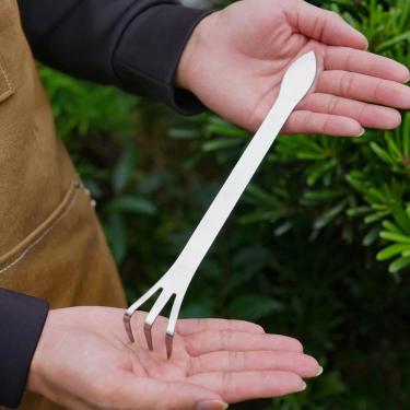 Imagem de Ferramentas de árvore de bonsai soltas de aço inoxidável de 3 pinos, ancinho de bonsai, cabo ergonômico para plantas de jardinagem