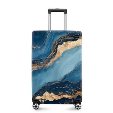 Imagem de ANNA QUEEN Capa de mala, protetor de mala, capa de viagem para bagagem de 50 a 86 cm, acessórios de viagem de elastano extensível e lavável, #10, XL(fits 32-34Inch suitcase)