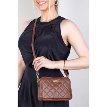 Imagem de Bolsa pequena de couro matelassê Beatriz-Feminino