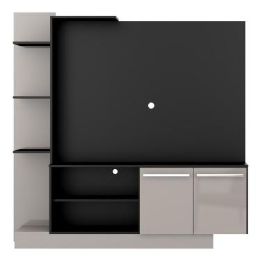 Imagem de Estante Para Tv Até 55´´ Denver Fg2473 Preta/lacca Fumê