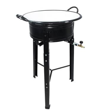 Imagem de Fritadeira Pasteleiro Médio Fogão Industrial À Gás C/tacho