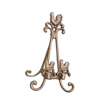 Imagem de Generic Suporte para pratos, suporte para pratos de metal, para cavalete antigo, para exposição de talheres para trabalhos artísticos com imagens