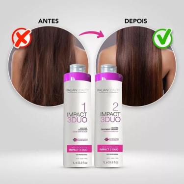 Imagem de Kit Escova Progressiva Tratamento Capilar Alisamento Premium Selafix -