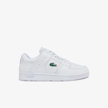 Imagem de Tênis Lacoste de couro masculino Court Cage, 40, Branco