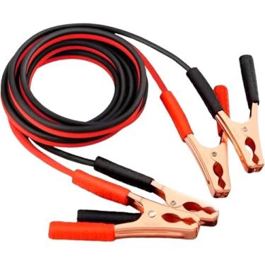 Imagem de Cabo Para Bateria 500 Amperes com 2 metros de comprimento Cabo Auxiliar de Partida Cabo Chupeta Carro Moto