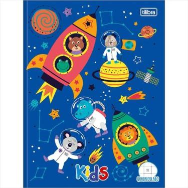 Imagem de Caderno quadriculado Tilibra 1X1cm Kids 40 folhas