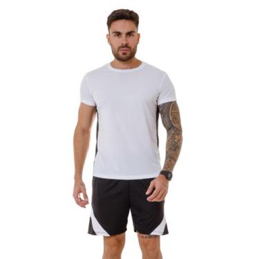 Imagem de Conjunto Camisa E Short Masculino Dry Fitnnes Academia - Daze Modas, P