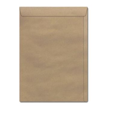 Imagem de Envelope Saco Natural 370x470 80grs. 100unid - Scrity