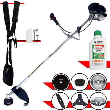 Imagem de Roçadeira Rt43lb25a Toyama + 6 Opções De Cortes + óleo Stihl