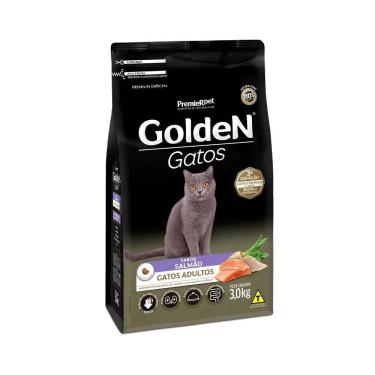 Imagem de Ração Golden Fórmula Gatos Adultos Salmão 3Kg