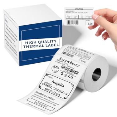 Imagem de Etiquetas M110 [320 peças] - 1 pacote de papel de impressora térmica de 30 x 20 mm compatível com fita adesiva de refil forte M120/M110/M100/M200/M220