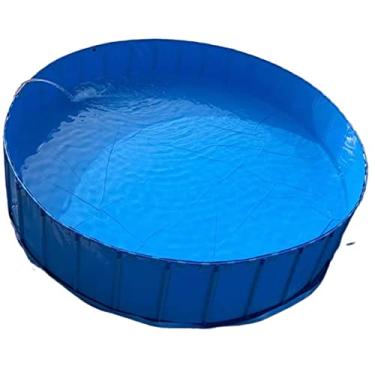 Imagem de Piscina acima do solo/grandes piscinas pequenas para crianças pequenas, adultos, crianças, cães, plástico, azul, redondo, relaxamento, piscina/Albercas para adultos, 3/6/9/10/11/13/16/19/23/26/30/33