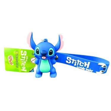 Imagem de Chaveiro Infantil do Lilo & Stitch Azul Disney 53756 Toyng
