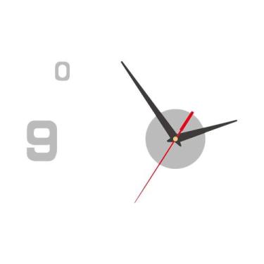 Imagem de Relógio De Parede Digital Silencioso 3D Sem Moldura DIY Adesivo De Par