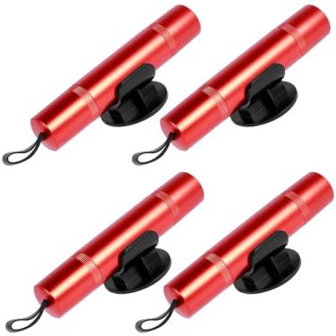 Imagem de Pacote com 4 martelos de segurança para carro, ferramenta de fuga de emergência, disjuntor de janela de um segundo, cortador de cinto de segurança 2 em 1, cortador de cinto de segurança e disjuntor de