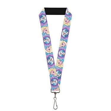 Imagem de Buckle Down Cordão - 1.0 - Frozen Elsa Olaf Pose Cameos Blues/pur, Multicor, Tamanho nica