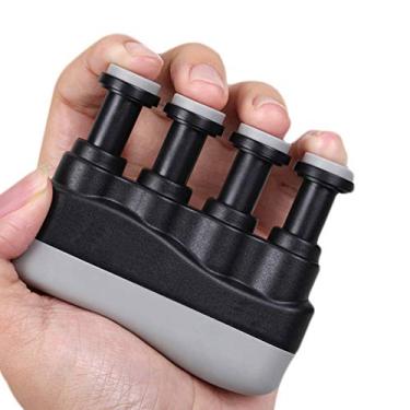 Imagem de Fortalecedor de Dedos Exercitador Força Mão e Antebraços Ferramentas para Melhorar Destreza Músicos Atletas Prática Instrumentos Corda Portátil ABS