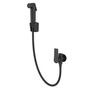 Imagem de Ducha Higienica Registro e Derivacao Dax Mendoza Black Dax-1984-mz-bl