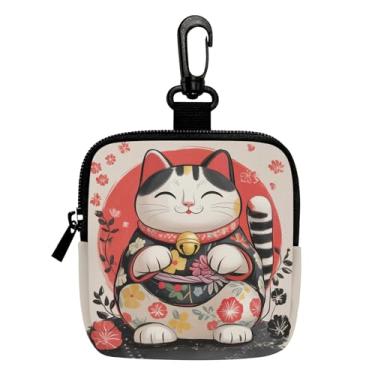 Imagem de Porta-chaves mini porta-moedas, bolsa multifuncional para chaves, moedas, fone de ouvido, batom 3, LCS multicolorido 28799, Tendência