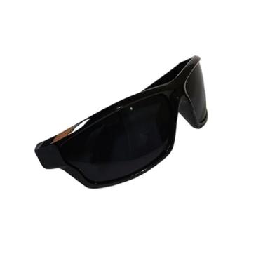 Imagem de óculos de Sol Masculino Sportivo (Preto brilhante,Com estojo)