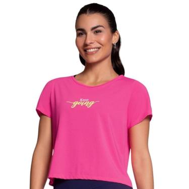 Imagem de Camiseta Selene Proteção UV Feminina - Rosa P-Feminino