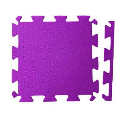 Imagem de Tatame Eva 20mm 50x50 - Tapete infantil emborrachado - AMS, Lilás