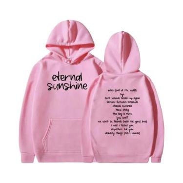 Imagem de Moletom Masculino Ariana Grande Eternal Sunshine Estilo Harajuku Manga