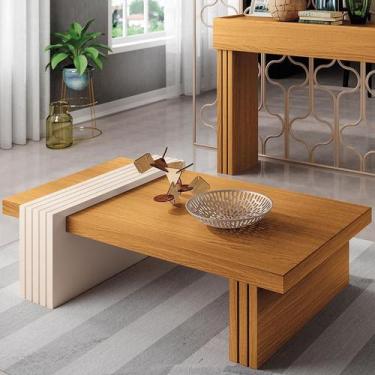 Imagem de Mesa de Centro Ambiente Luna Cinamomo Off White - HB Móveis - HB Movei