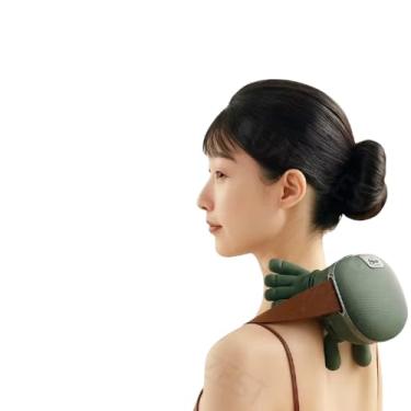 Imagem de Massageador Cervical Trapézio sem Fio, Design Biônico de Dedos, Motor sem Escova, Massagem 4D para Pescoço e Ombros, Leve, Controle de Temperatura Inteligente