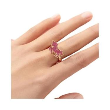 Imagem de Anel Giratório Ajustável Borboleta Margarida Para Mulheres, Anel Anti-