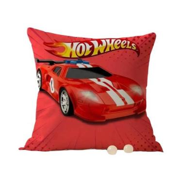 Imagem de Capa De Almofada Hot Wheels Racing Com Estampa De Padrão, Capa De Almo