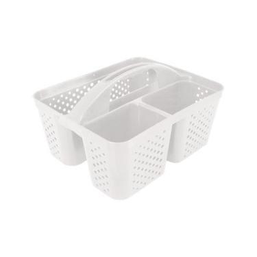 Imagem de Cesto Organizador Multiuso Transporta Tudo Branco - NITRON, U