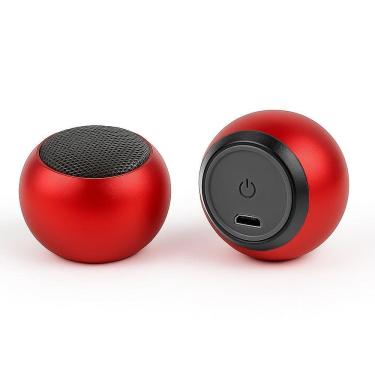 Imagem de Caixa Som Mini Bolinha Bluetooth 3W Som Nítido E Bateria